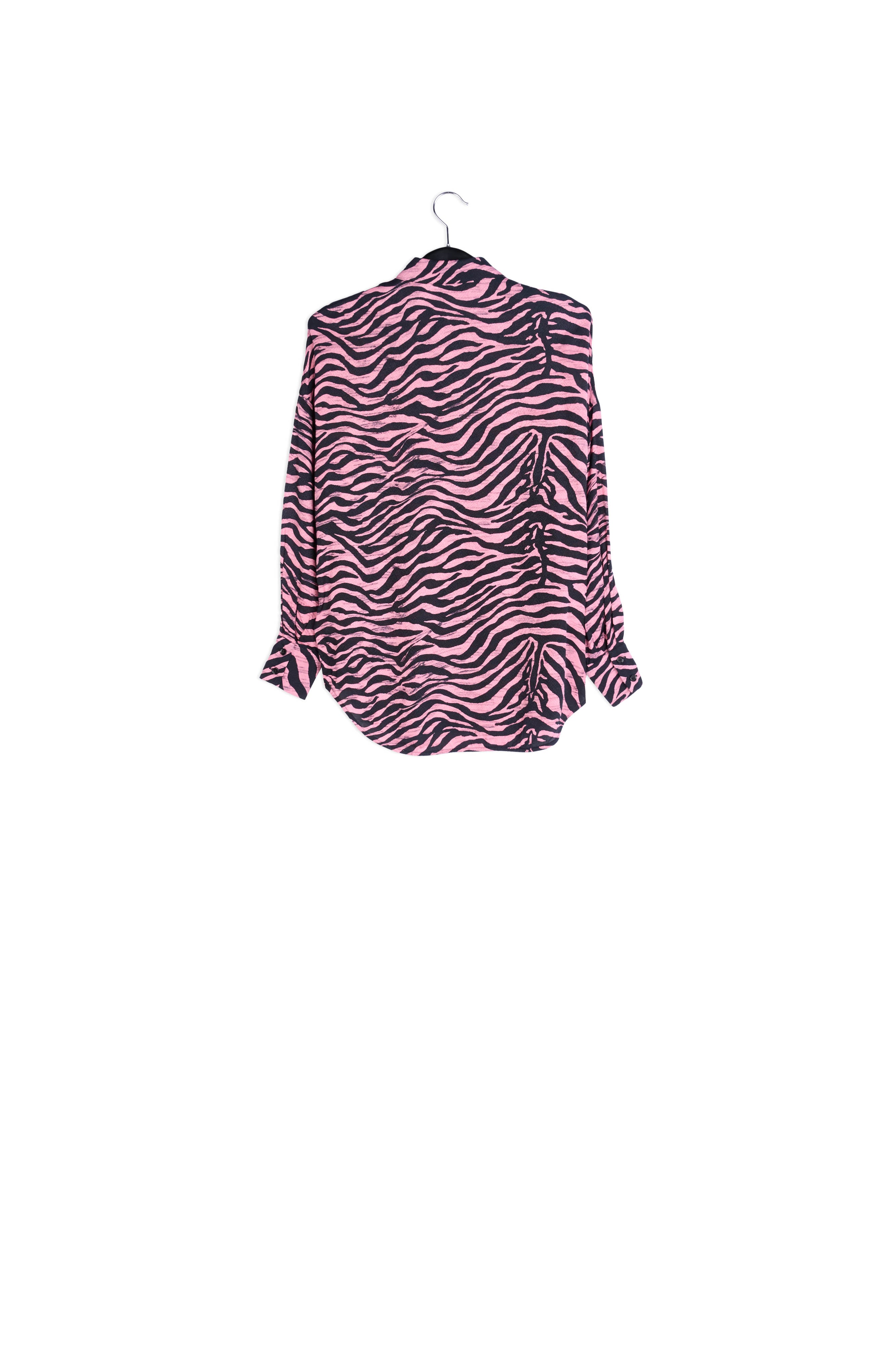 Pink zebra-print shirt RE—SSENTIEL | Essentiel second hand