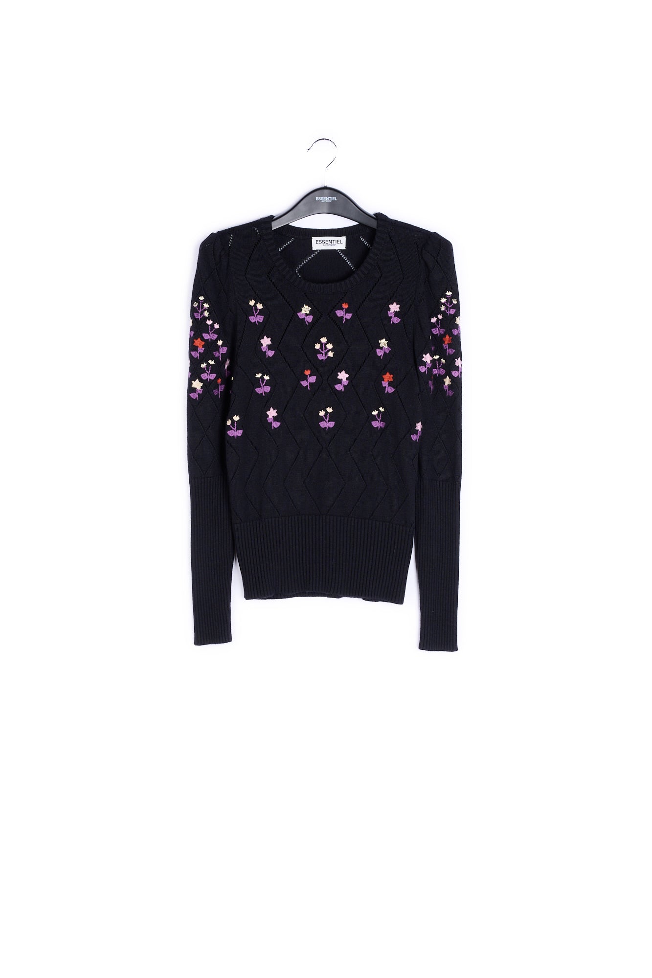 Aubepine sweater with flowers RE—SSENTIEL | Essentiel second hand