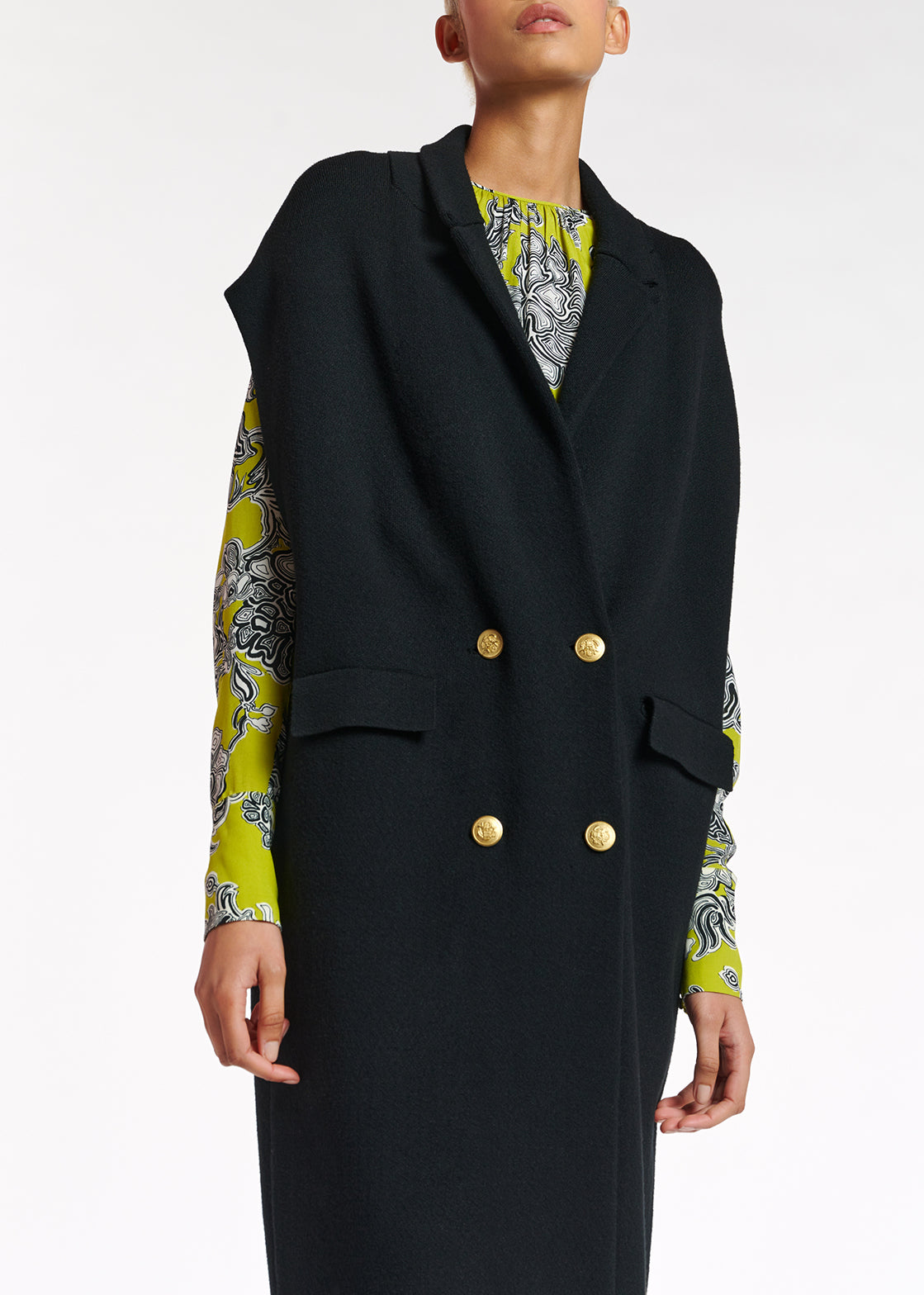 Cardigan noir sans manches RE—SSENTIEL | Essentiel second hand