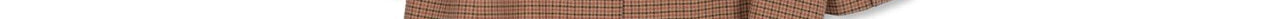 Brown check oversized-fit blazer Faume - seconde main