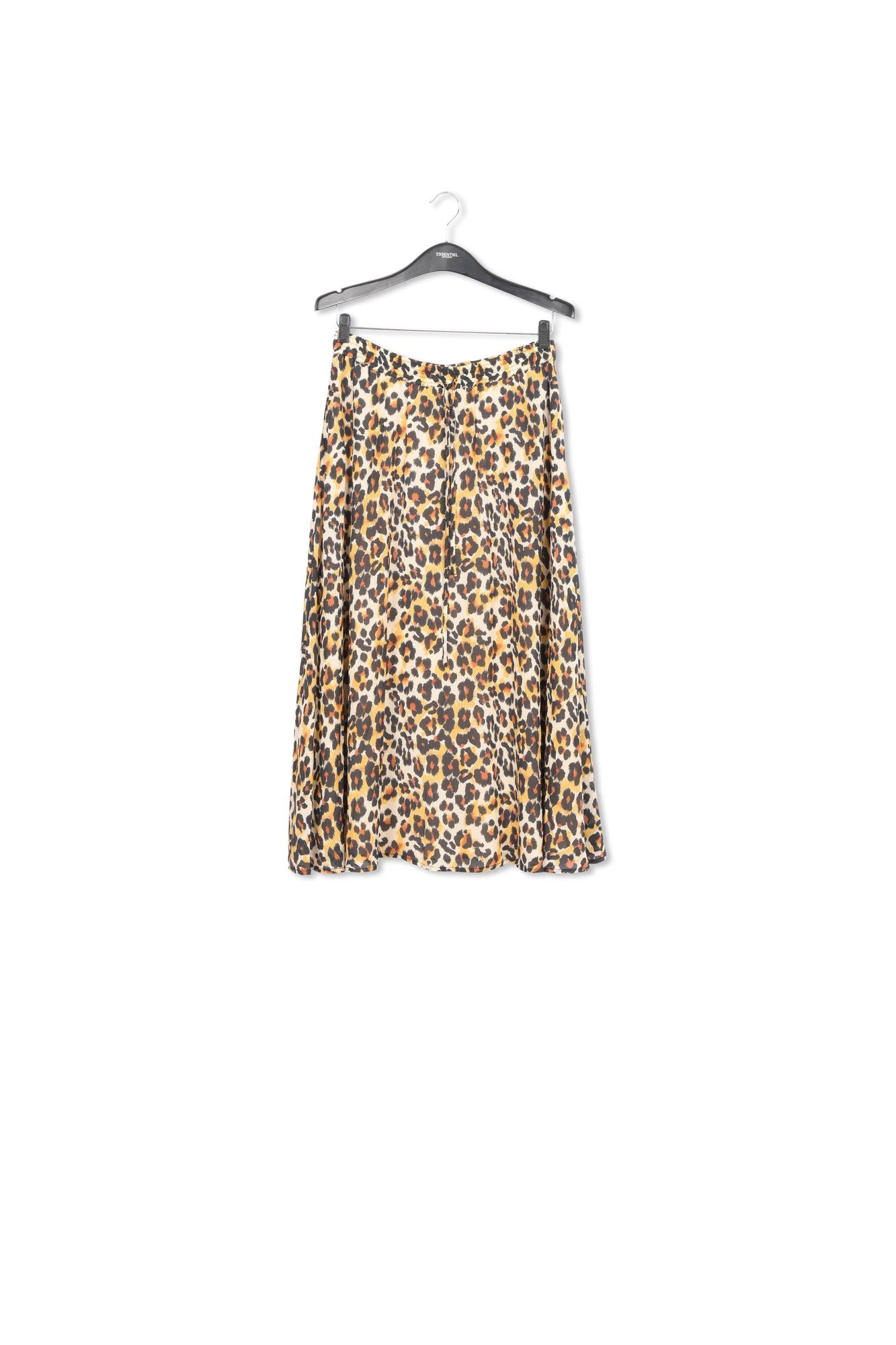 Leopard-print midi skirt RE—SSENTIEL | Essentiel second hand