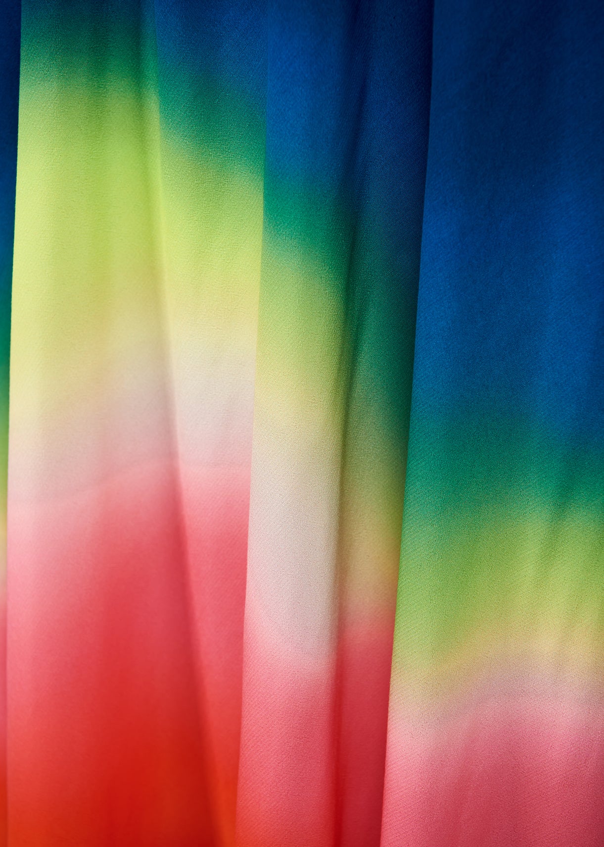 Multicolor halter neck maxi dress with gradient effect RE—SSENTIEL | Essentiel second hand