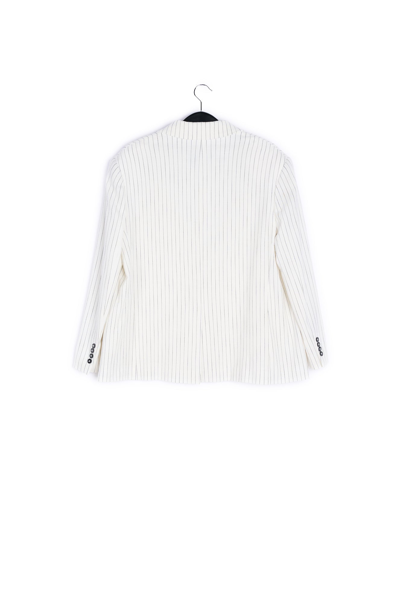 Veste oversize blanc cassé aux rayures fines RE—SSENTIEL | Essentiel second hand