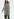Long black and off-white jacquard coat with zebra motif Faume - seconde main
