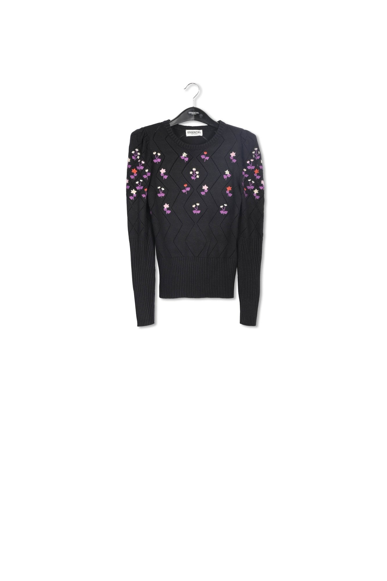 Aubepine sweater with flowers RE—SSENTIEL | Essentiel second hand