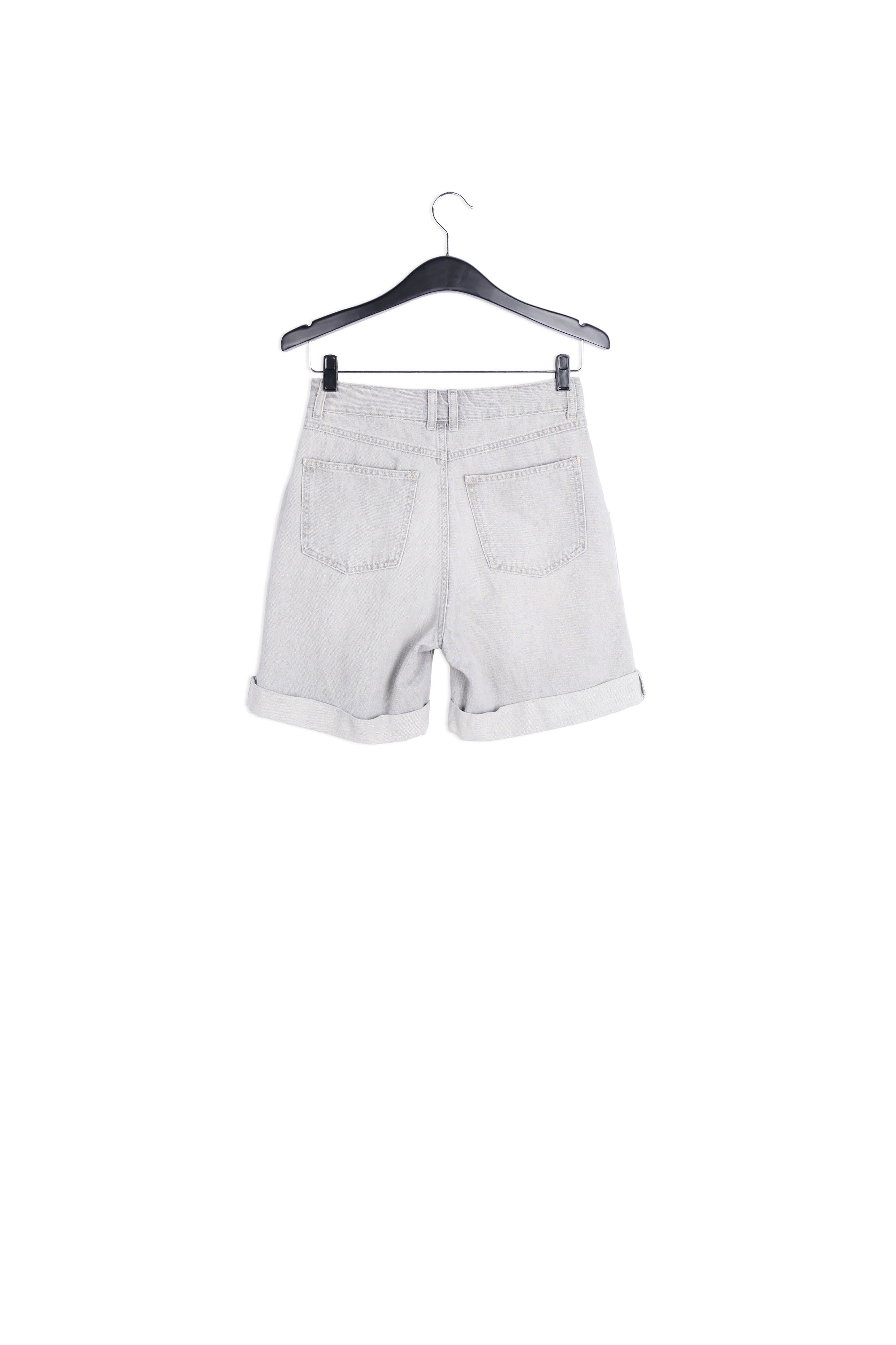 Short boyfriend en denim gris RE—SSENTIEL | Essentiel second hand