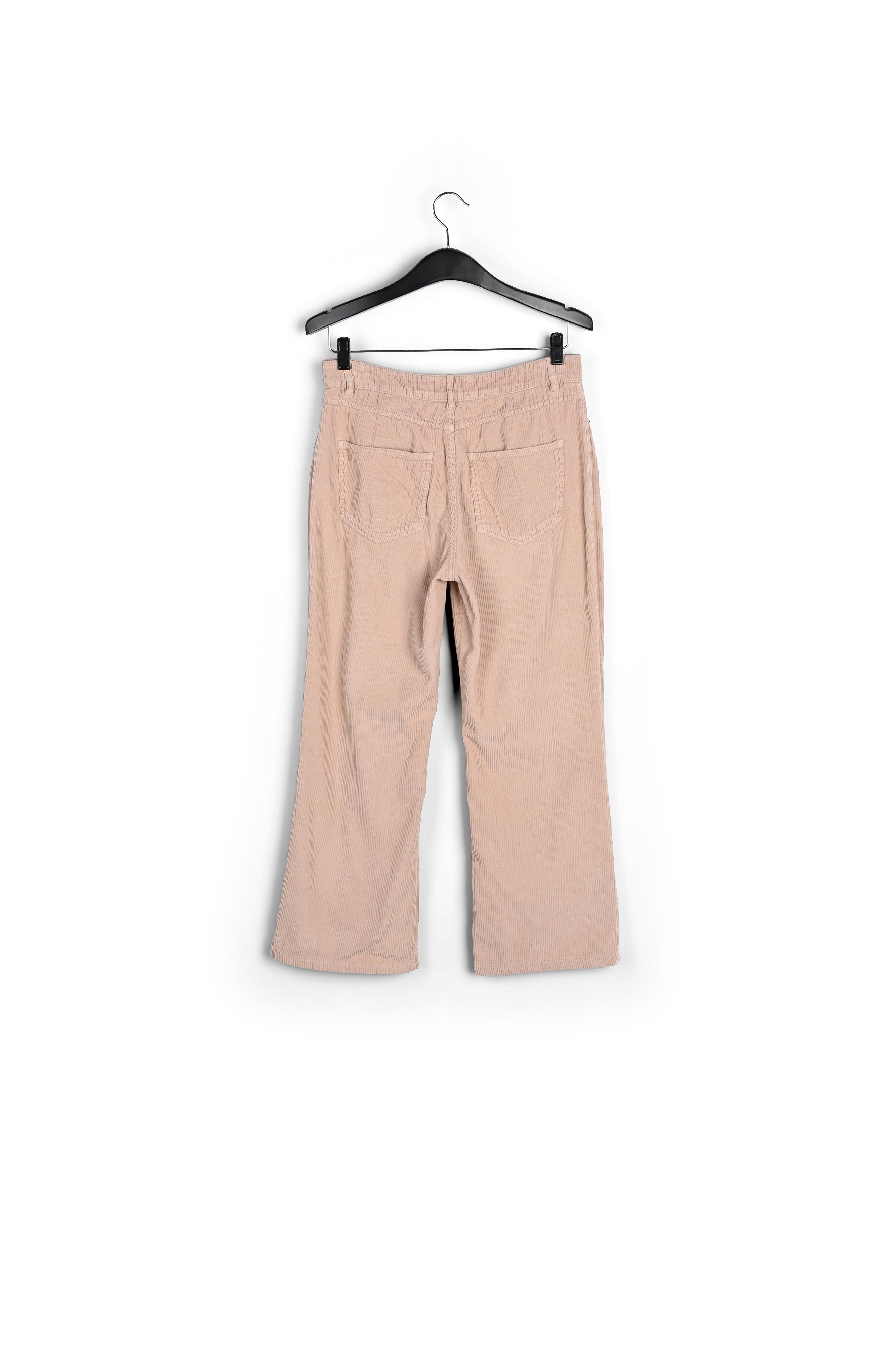 Pantalon évasé en velours rose vintage RE—SSENTIEL | Essentiel second hand