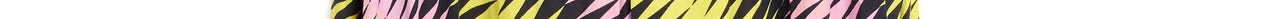 Robe à imprimé graphique rose, noir et jaune Faume - seconde main