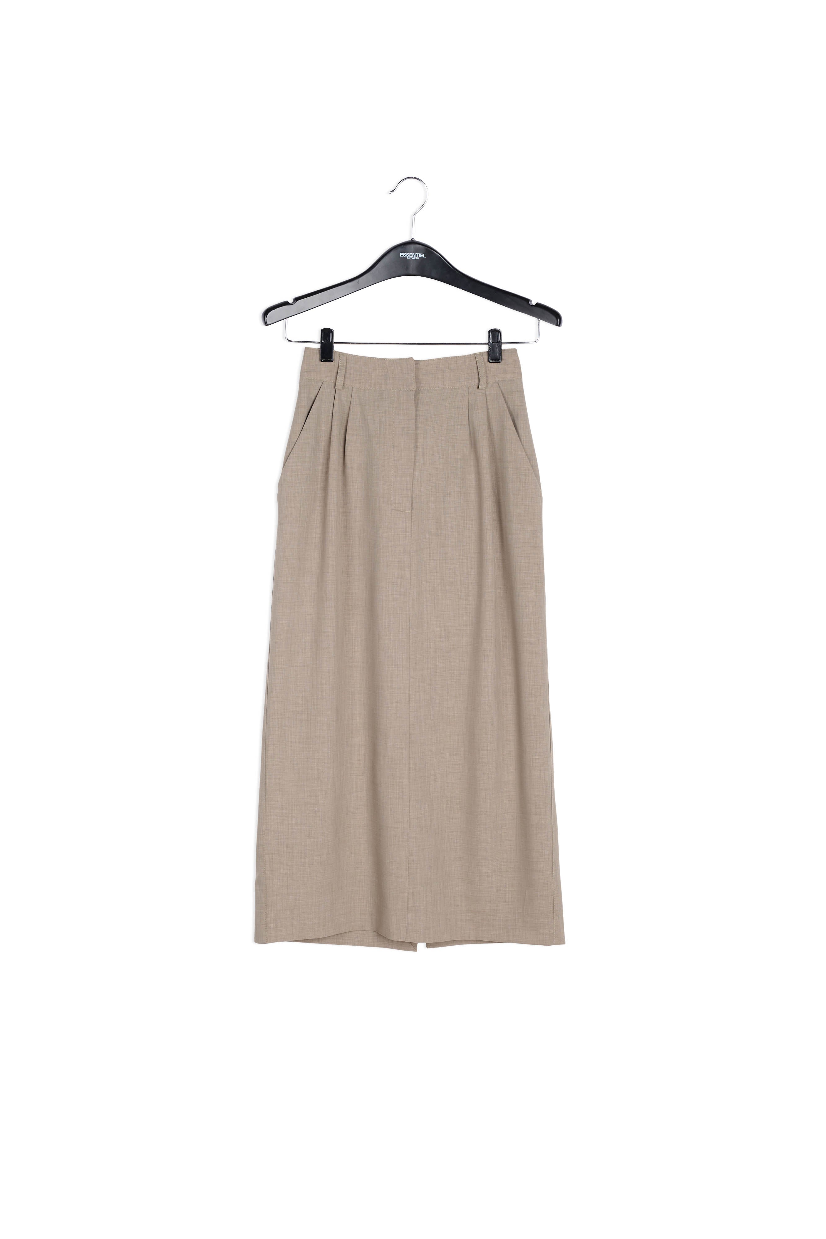 Khaki ankle-length skirt RE—SSENTIEL | Essentiel second hand