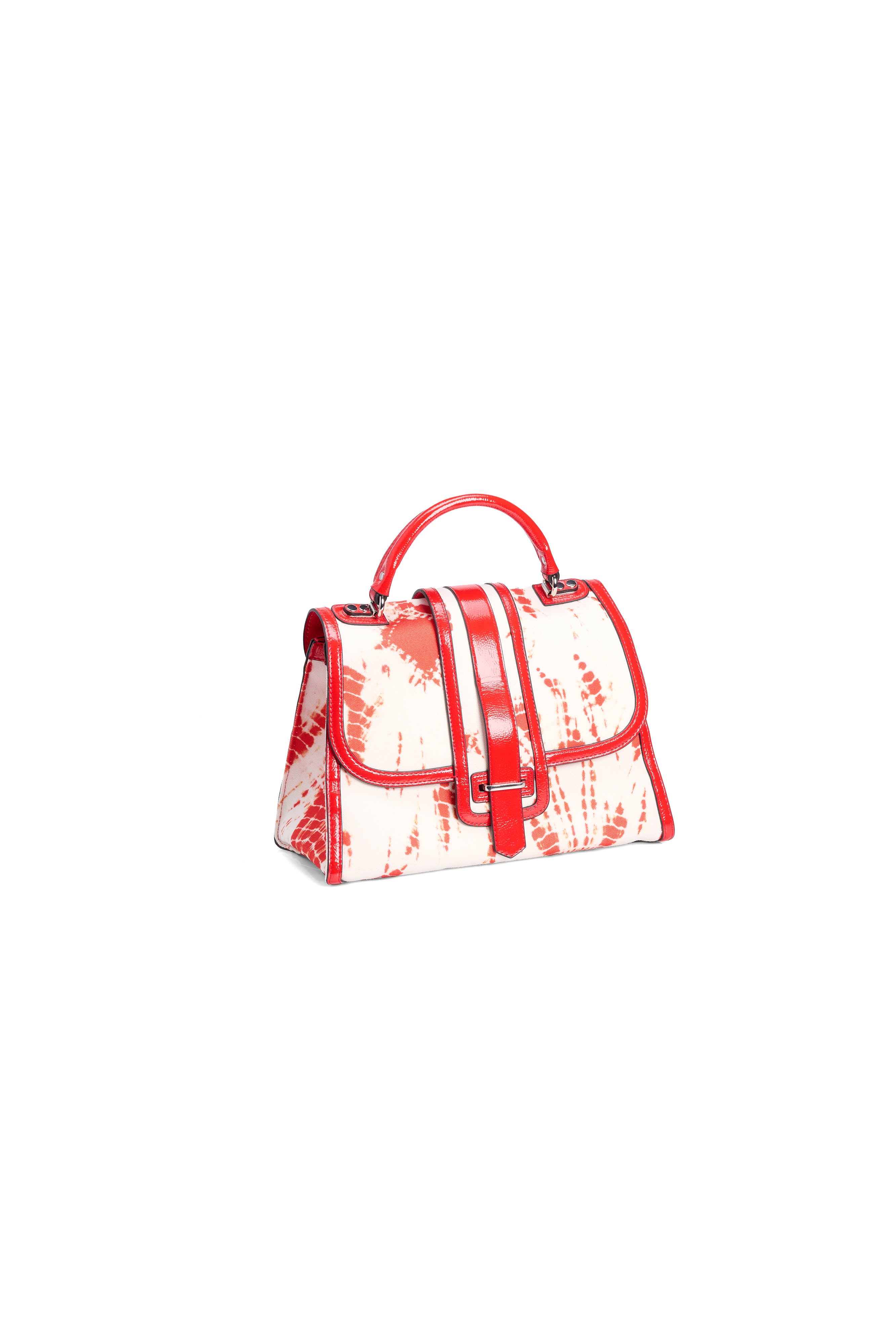 Red and white tie-dye tote bage RE—SSENTIEL | Essentiel second hand
