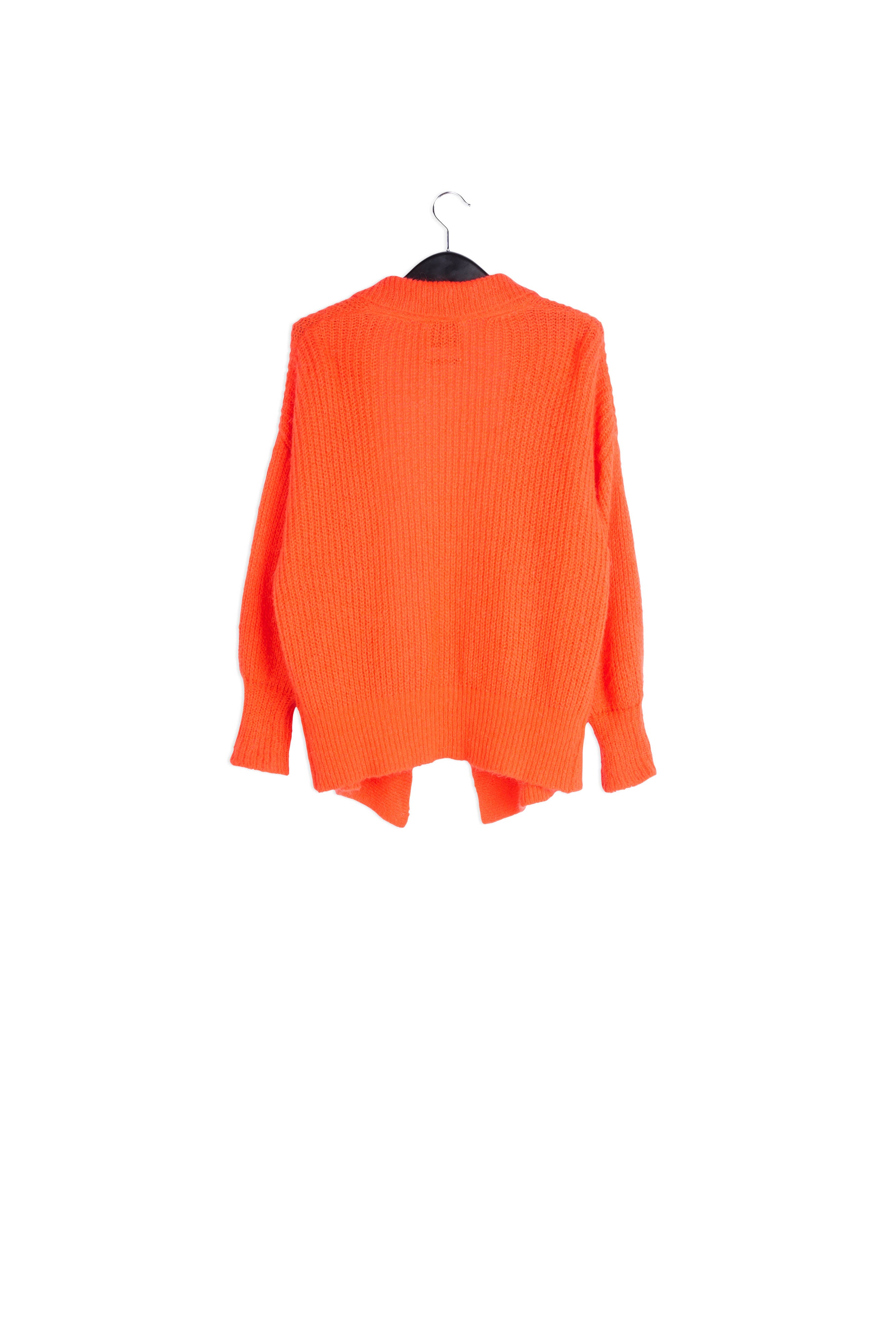 Orange shawl collar cardigan RE—SSENTIEL | Essentiel second hand