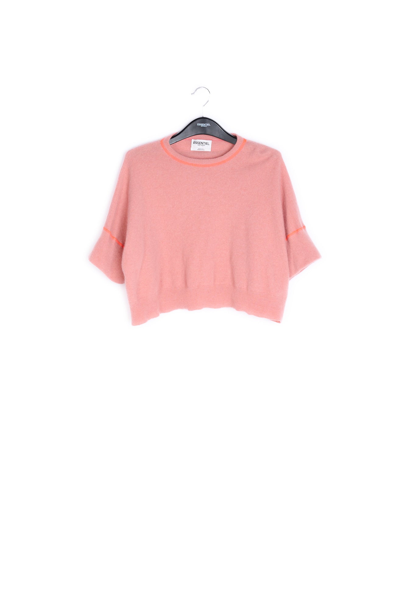 Pink merino wool and cashmere sweater RE—SSENTIEL | Essentiel second hand