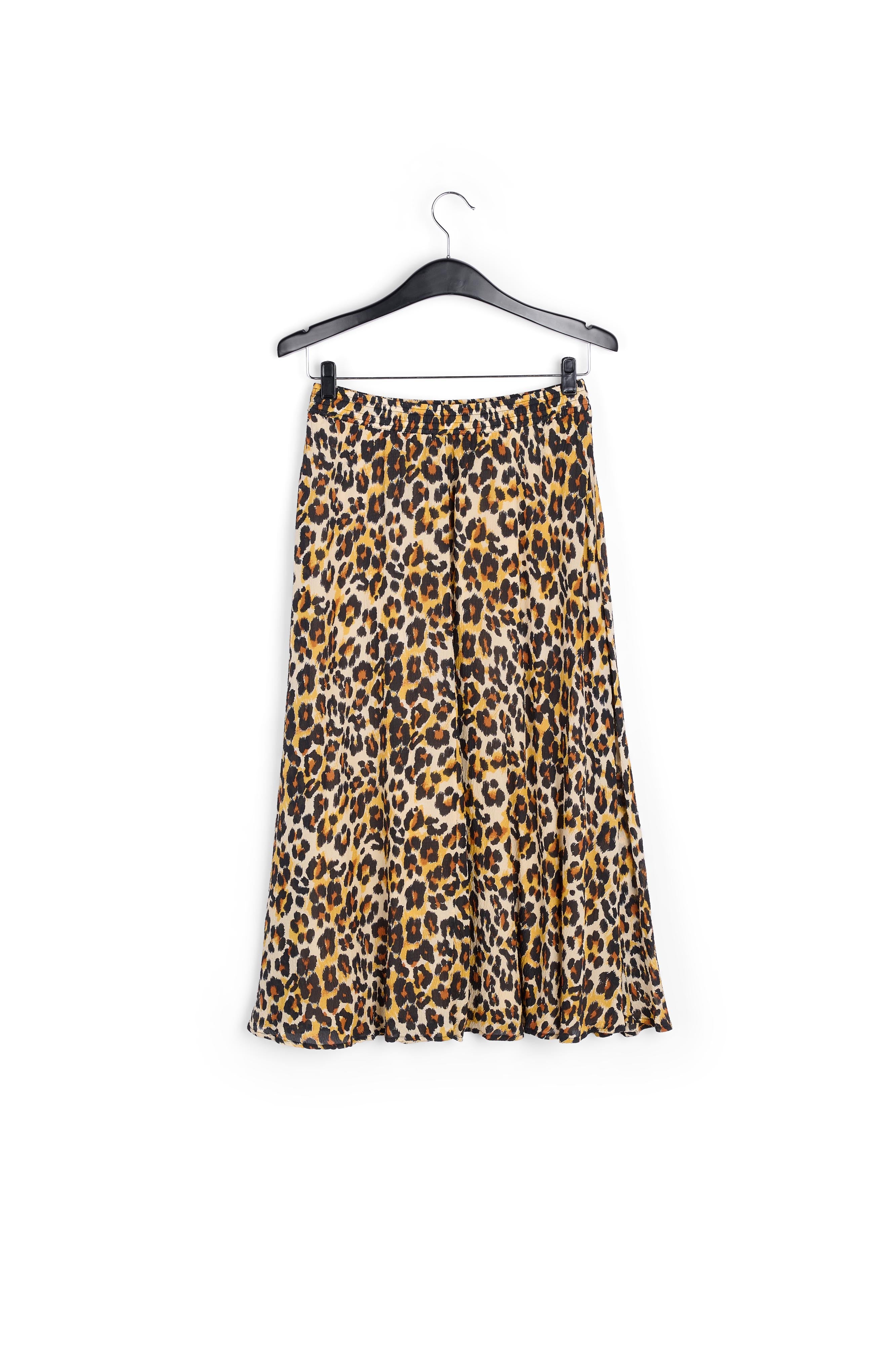 Jupe midi à imprimé léopard RE—SSENTIEL | Essentiel second hand