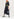 Dark blue polka dot wrap maxi dress Faume - seconde main