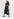 Dark blue polka dot wrap maxi dress Faume - seconde main