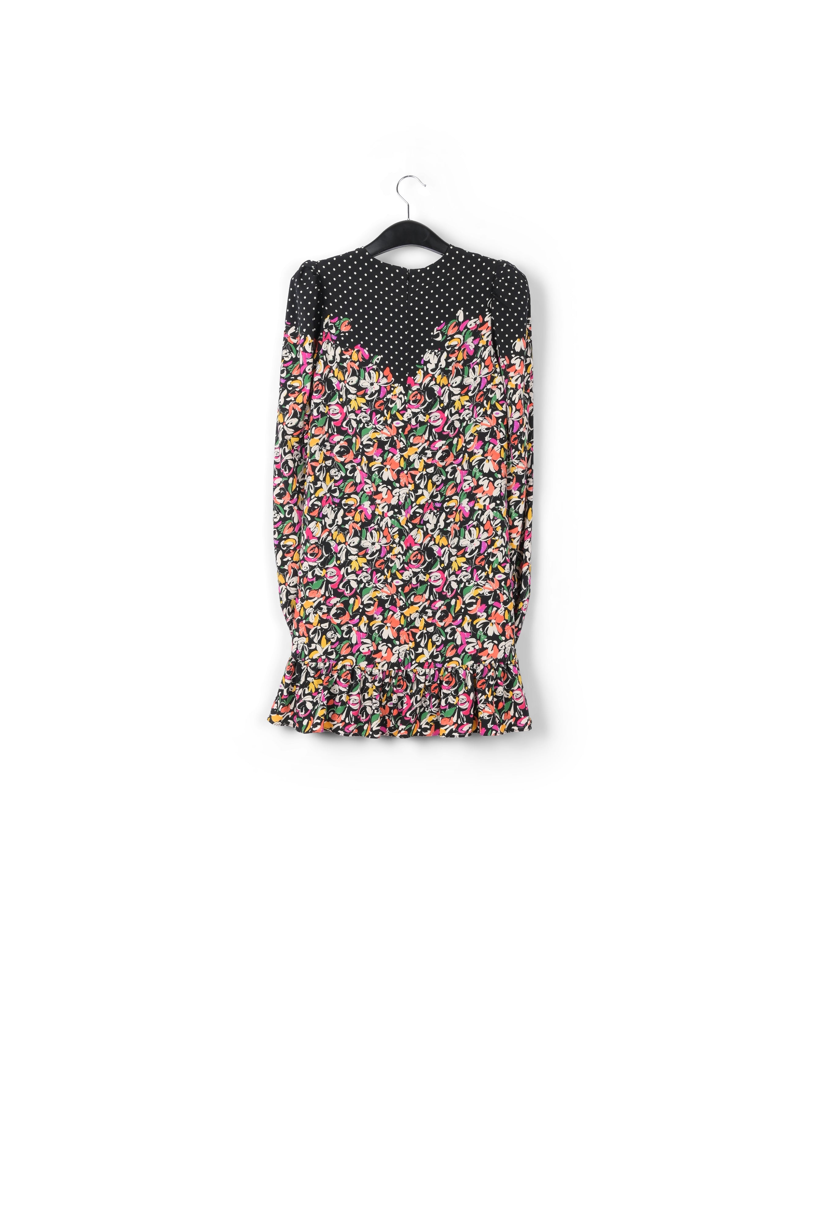 Colorful floral and polka-dot mixed-print dress RE—SSENTIEL | Essentiel second hand