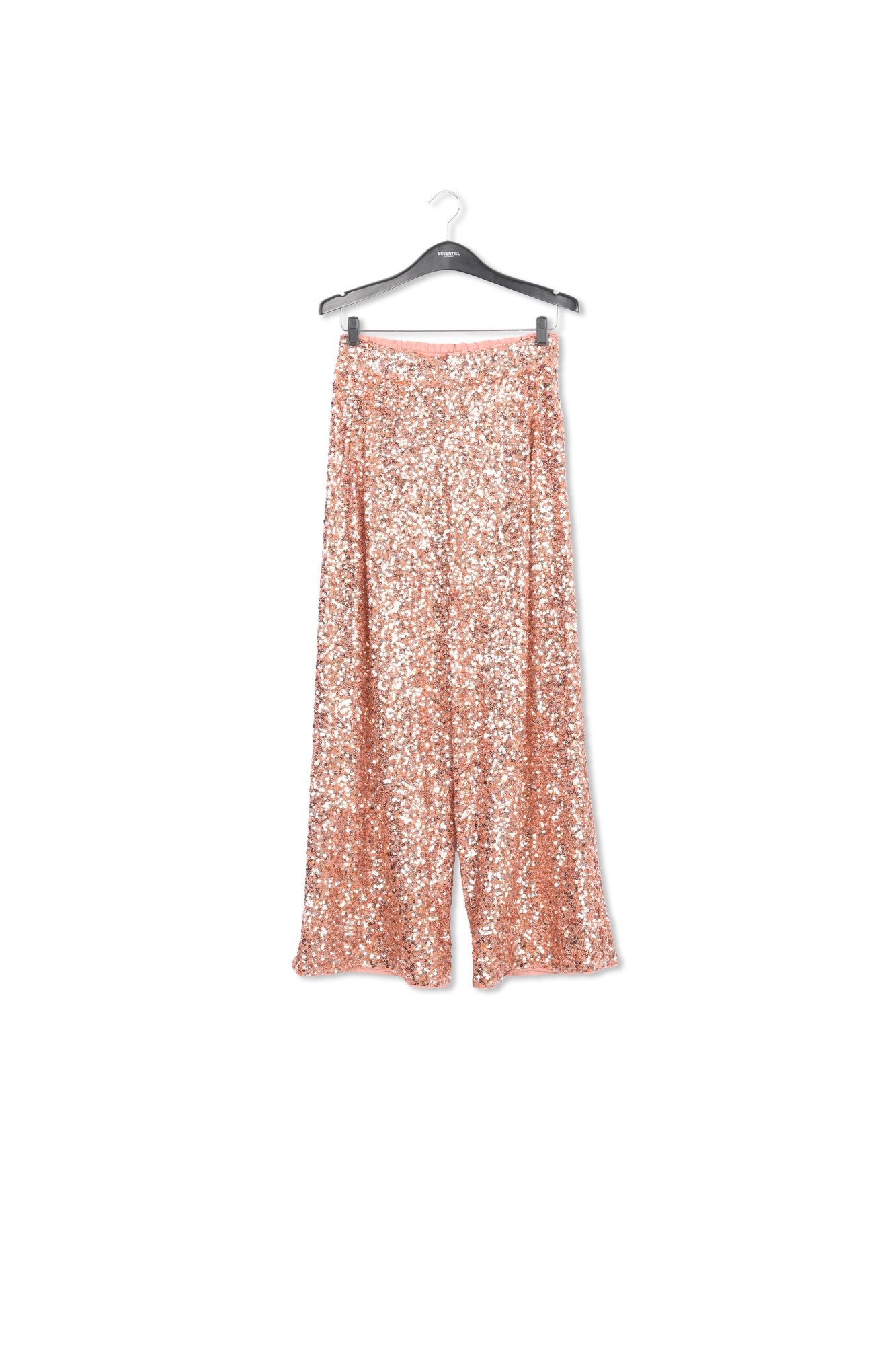 Orange sequin-embellished wide-leg pants RE—SSENTIEL | Essentiel second hand