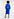 Blauwe top met pofmouwen Faume - seconde main