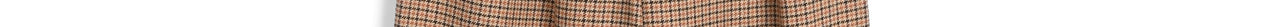 Pantalon à carreaux marron aux jambes larges Faume - seconde main