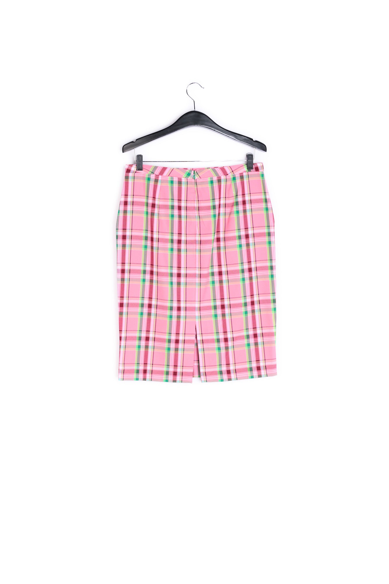 Pink plaid straight skirt RE—SSENTIEL | Essentiel second hand