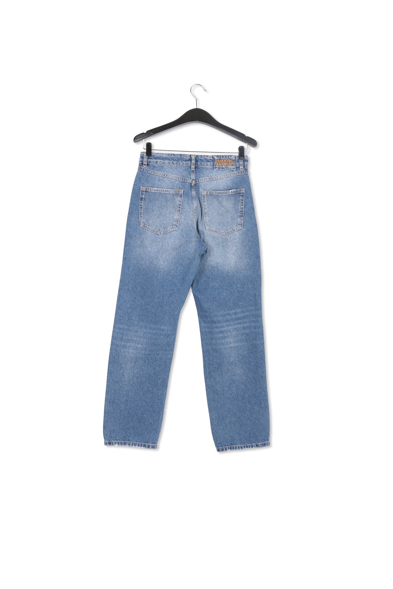 Blue distressed boyfriend jeans RE—SSENTIEL | Essentiel second hand