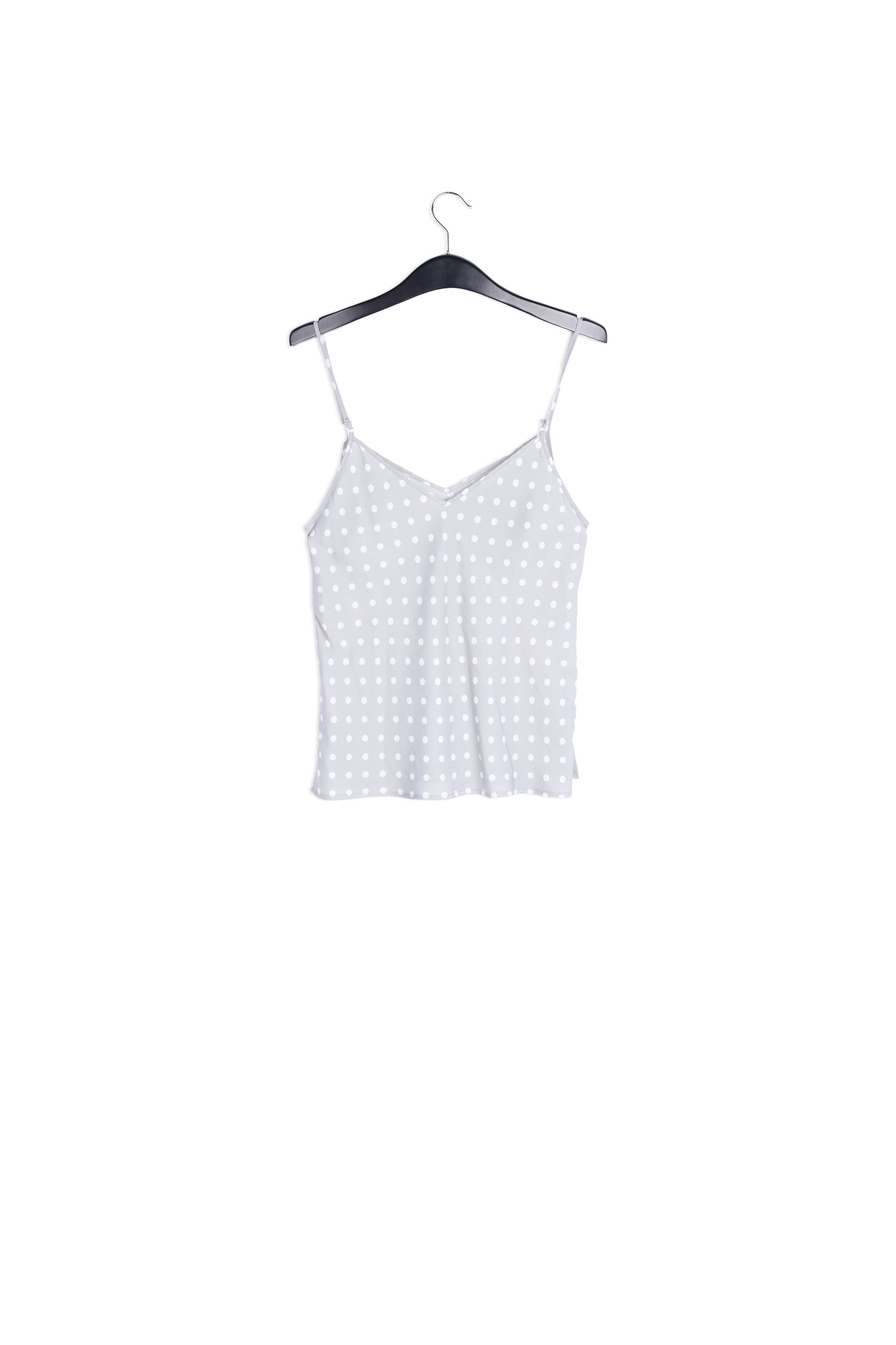 Grey polka dot camisole RE—SSENTIEL | Essentiel second hand
