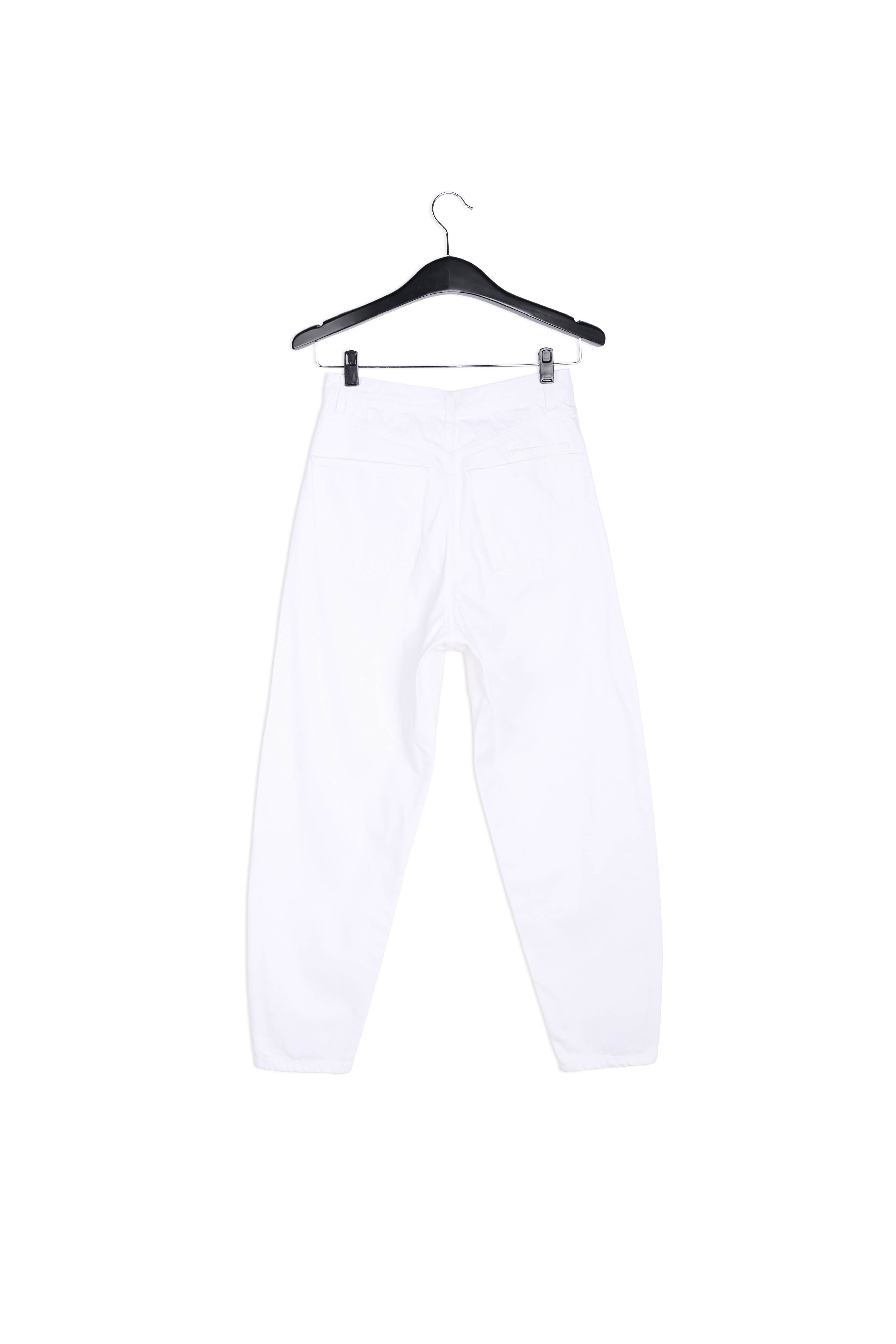 Jean blanc cassé à coupe ample et taille haute RE—SSENTIEL | Essentiel second hand