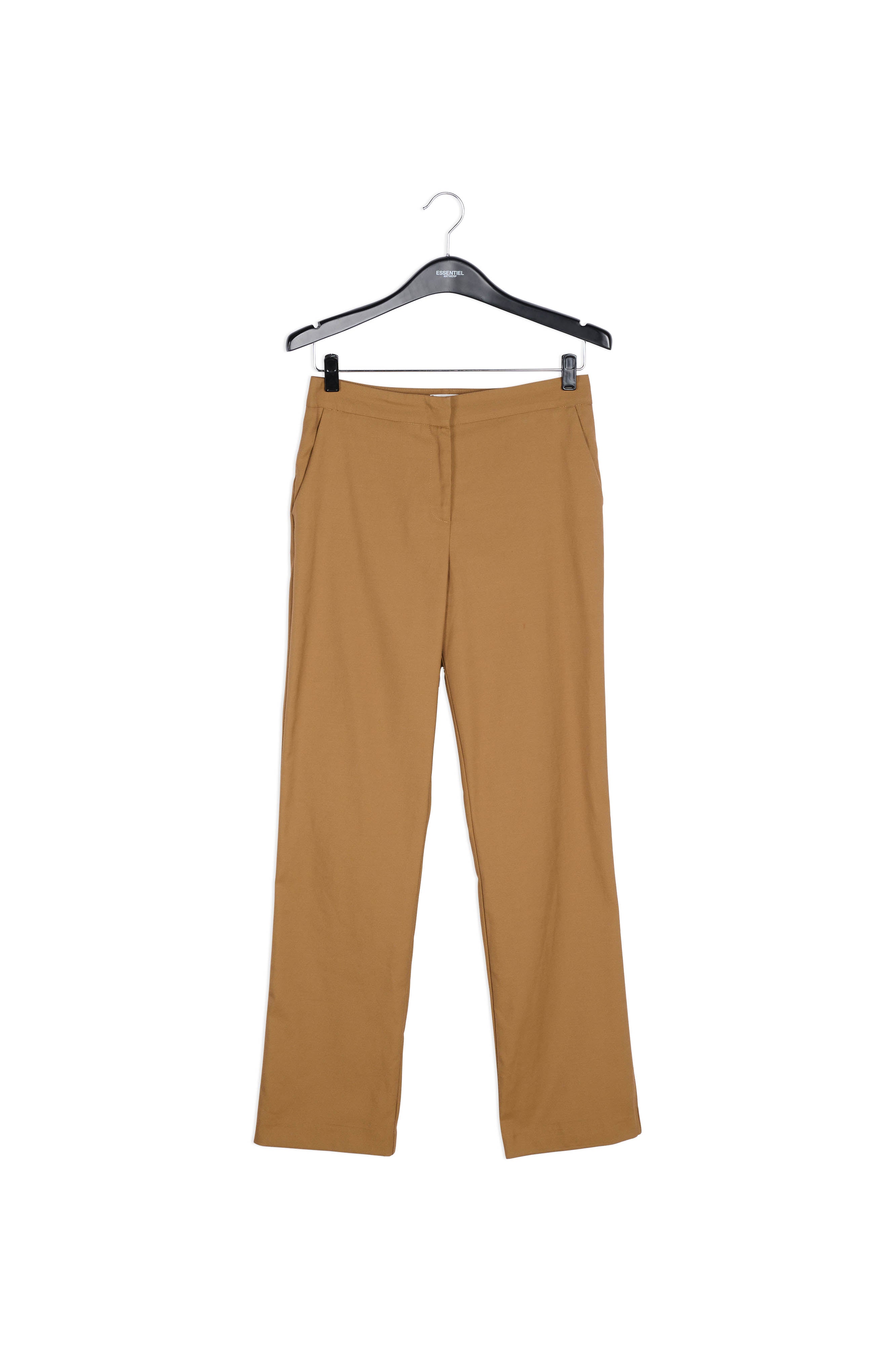 Pantalon camel aux jambes droites RE—SSENTIEL | Essentiel second hand