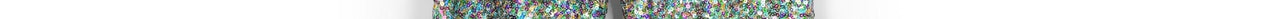 Green, fuchsia and blue sequined flared pants Faume - seconde main