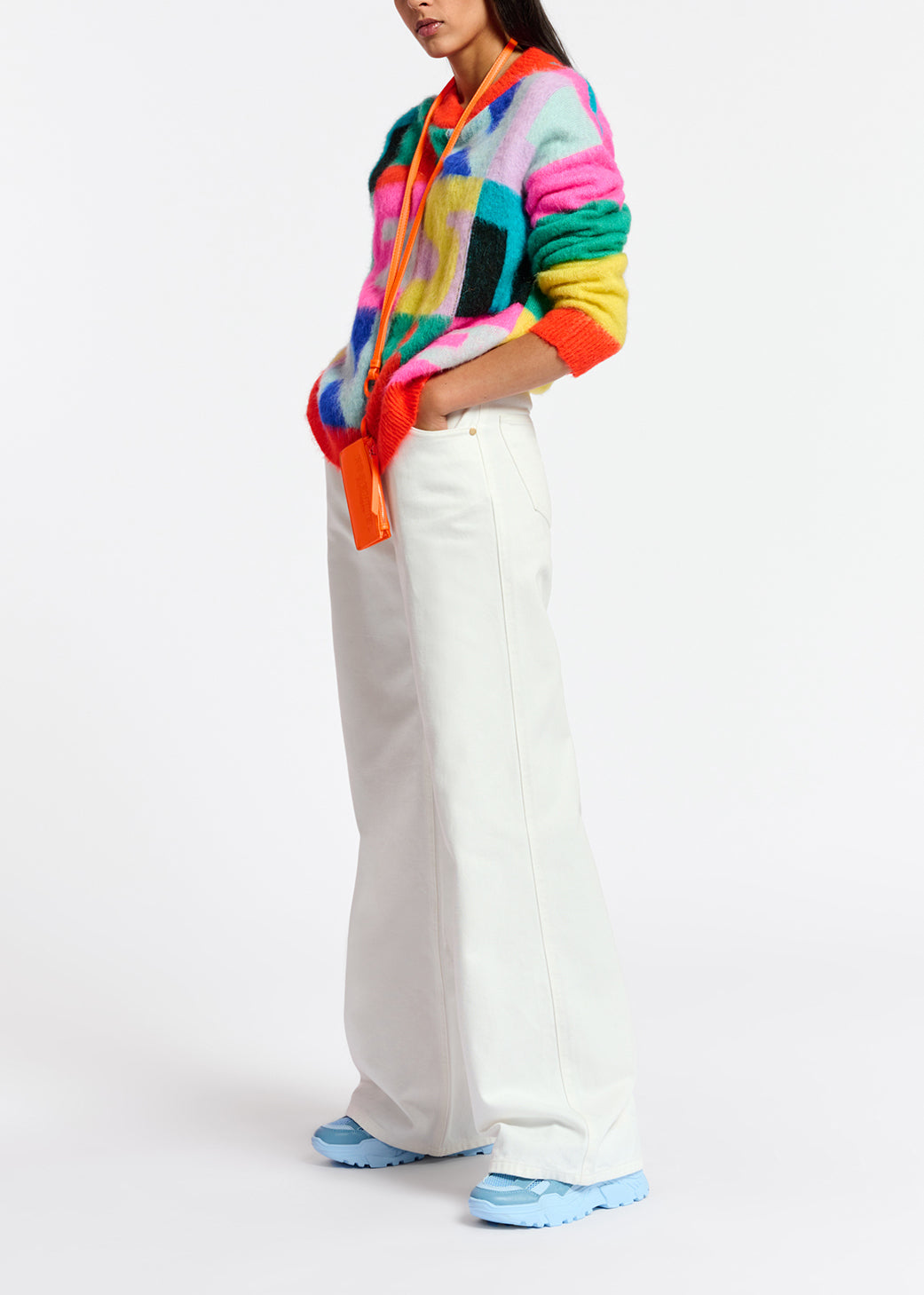 Pull en intarsia multicolore RE—SSENTIEL | Essentiel second hand