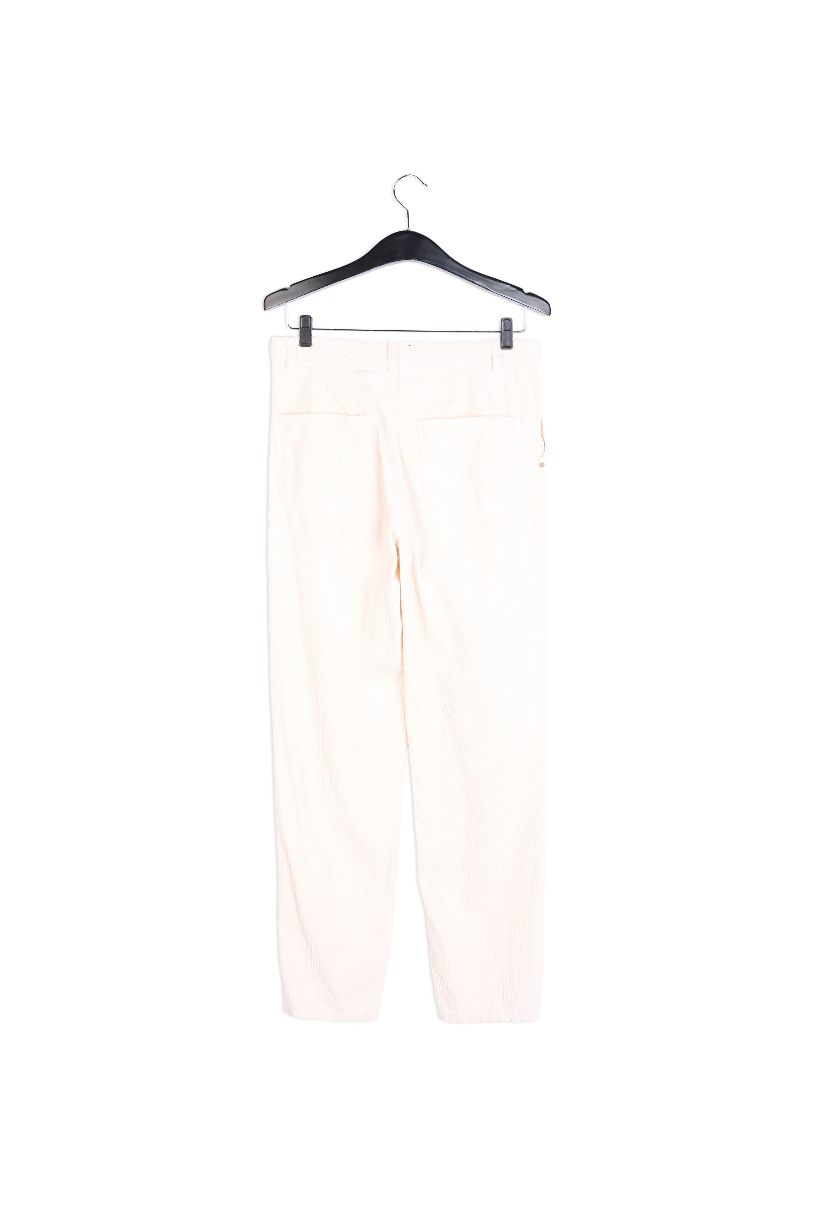 Pantalon en velours blanc cassé RE—SSENTIEL | Essentiel second hand