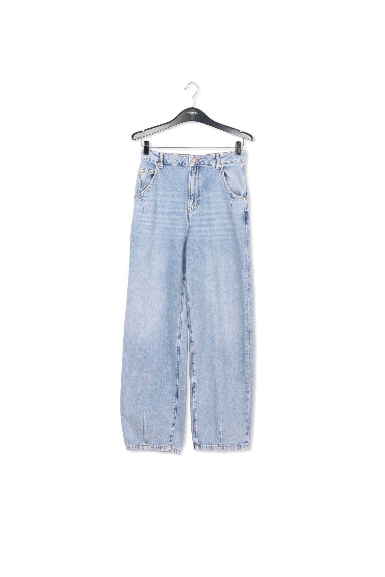 Blue high-waisted tapered jeans RE—SSENTIEL | Essentiel second hand