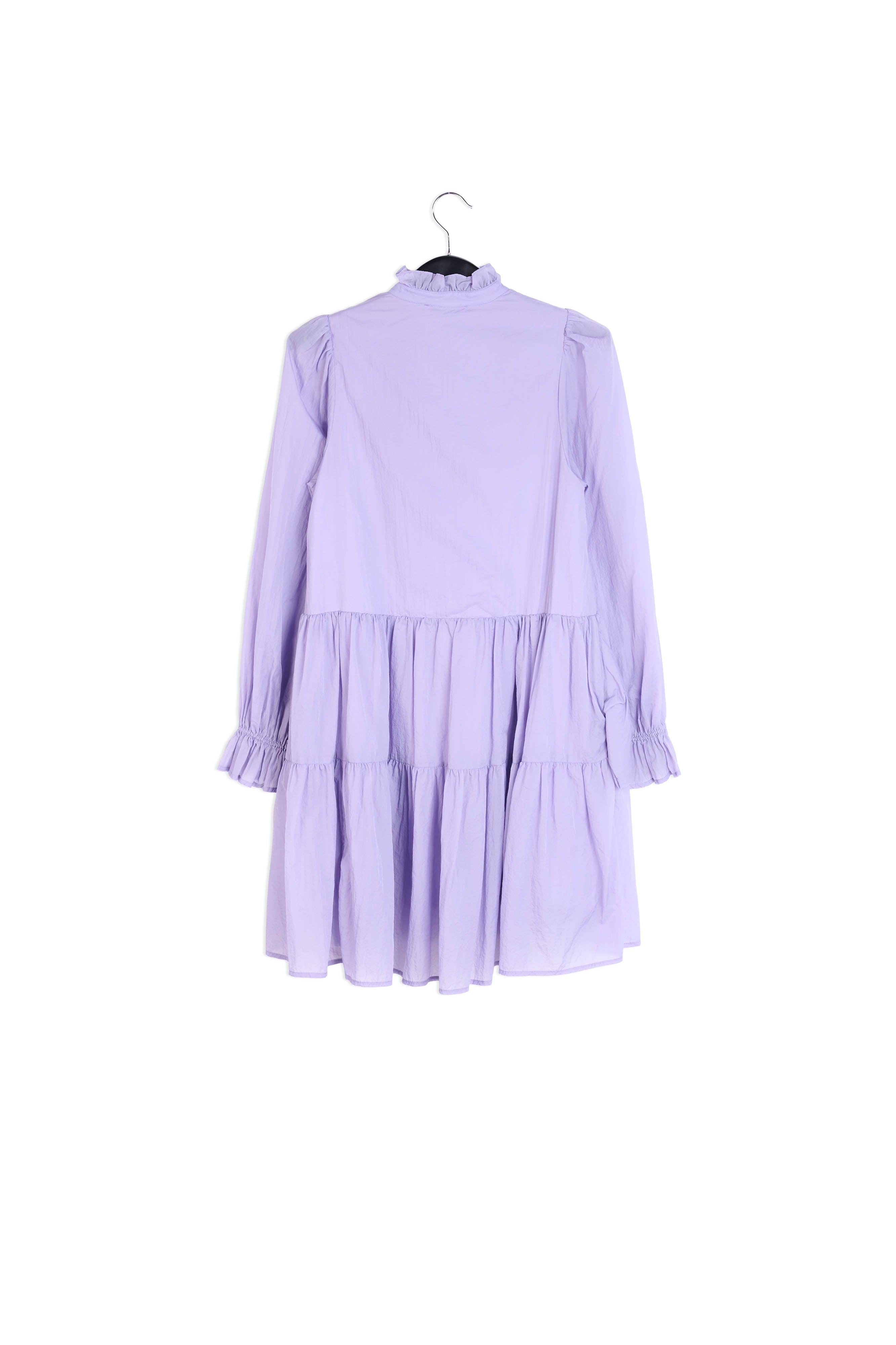 Mauve tiered mini dress RE—SSENTIEL | Essentiel second hand