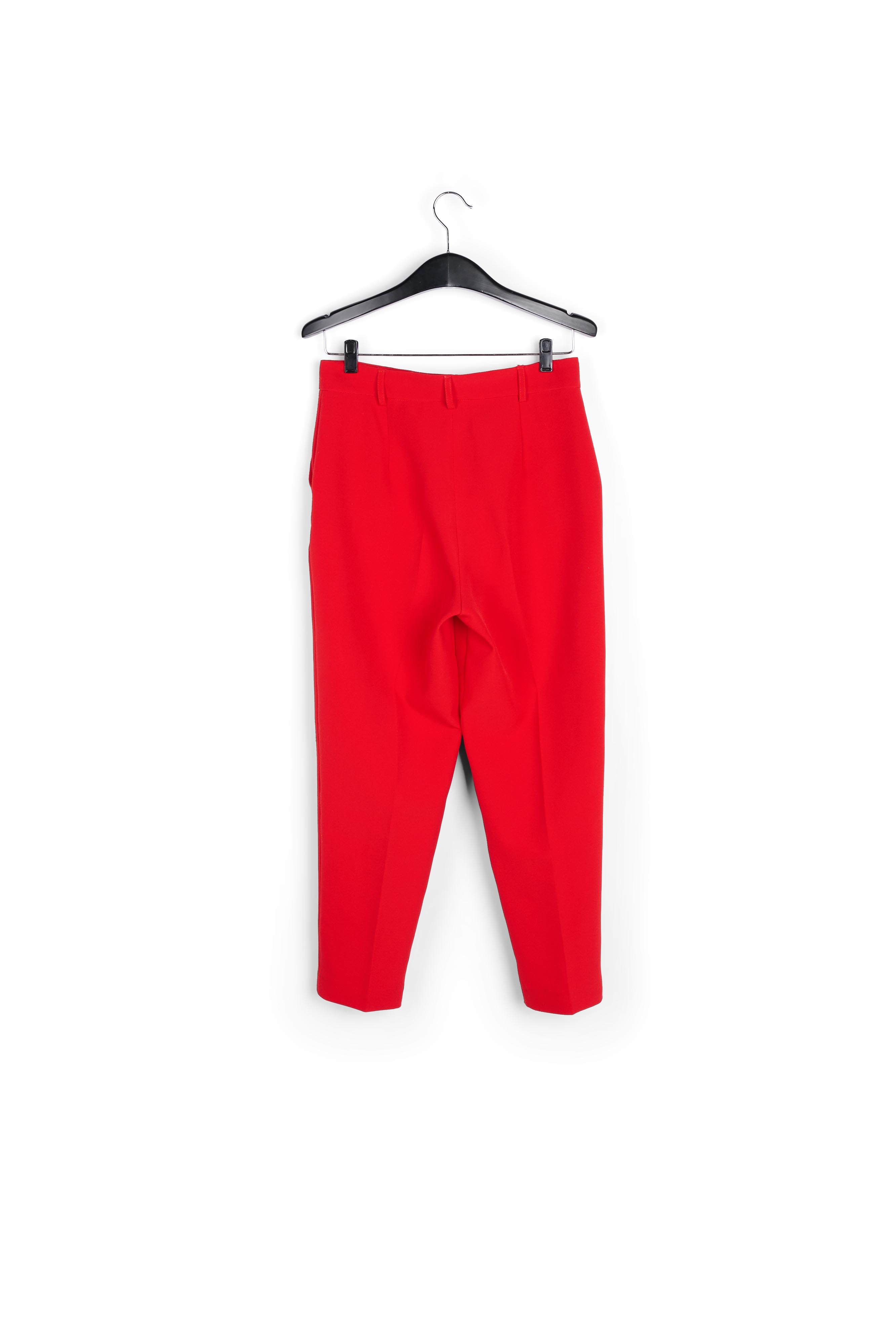 Pantalon fuselé rouge RE—SSENTIEL | Essentiel second hand