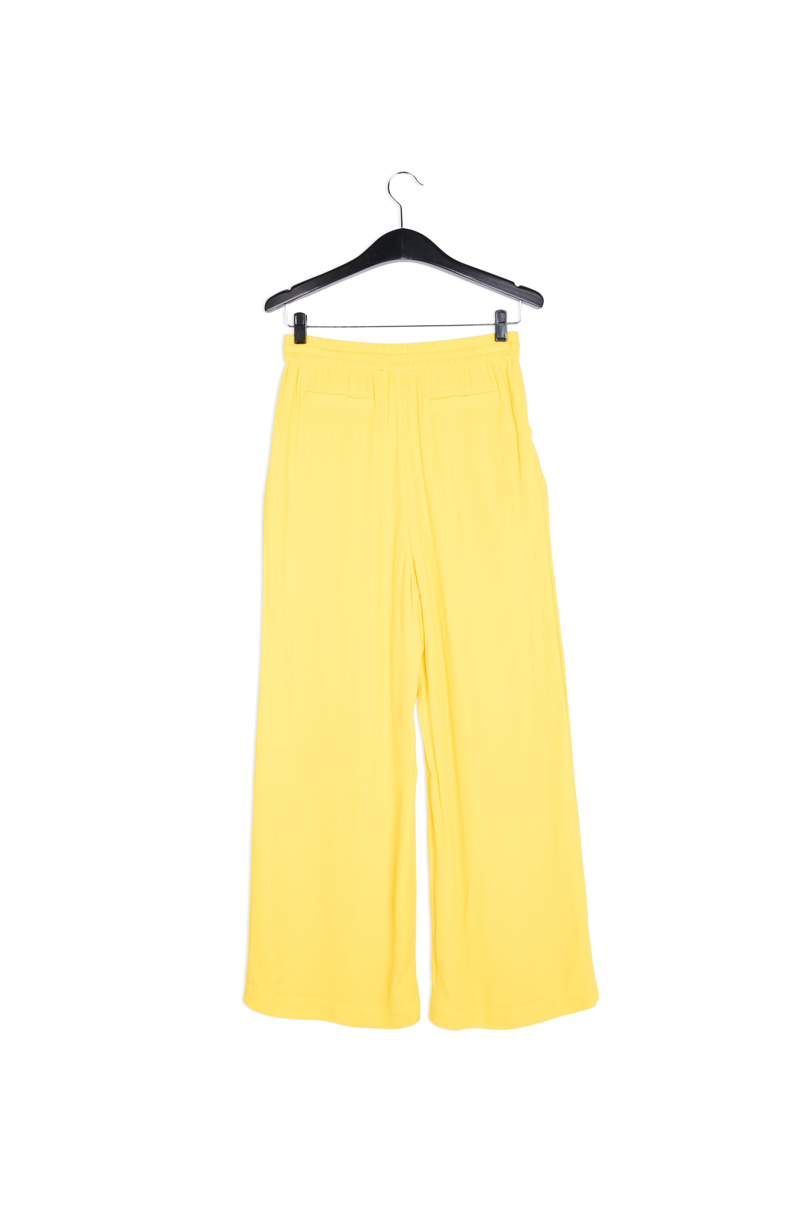 Yellow wide-leg pants RE—SSENTIEL | Essentiel second hand