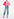 Neon pink jacquard bomber jacket Faume - seconde main