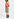 Black and orange plaid straight skirt Faume - seconde main