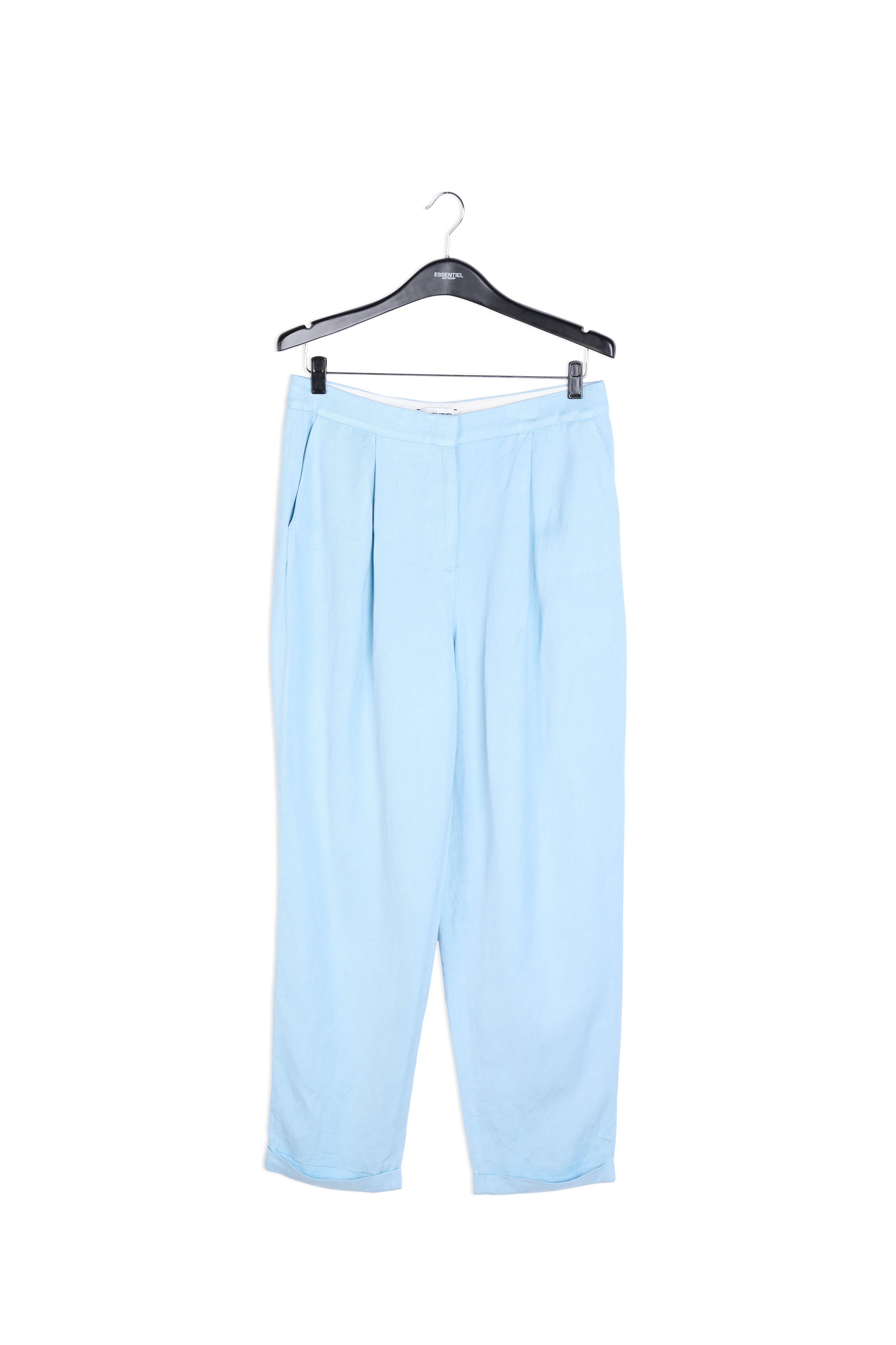 Pantalon bleu clair taille mi-haute RE—SSENTIEL | Essentiel second hand