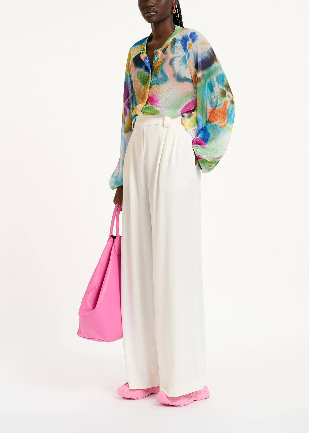 Off-white wide-leg pants RE—SSENTIEL | Essentiel second hand