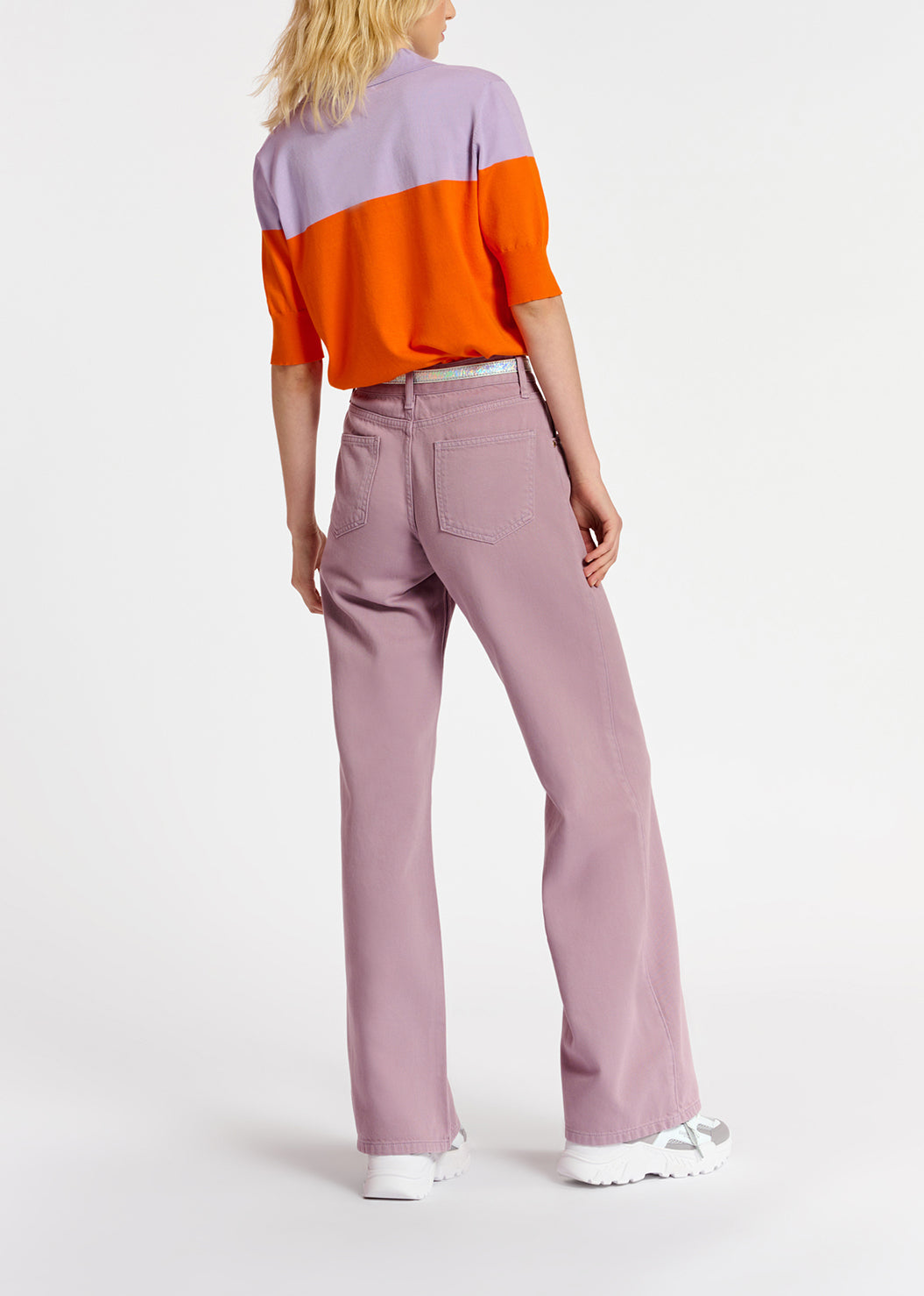 Jean lilas à jambes droites RE—SSENTIEL | Essentiel second hand