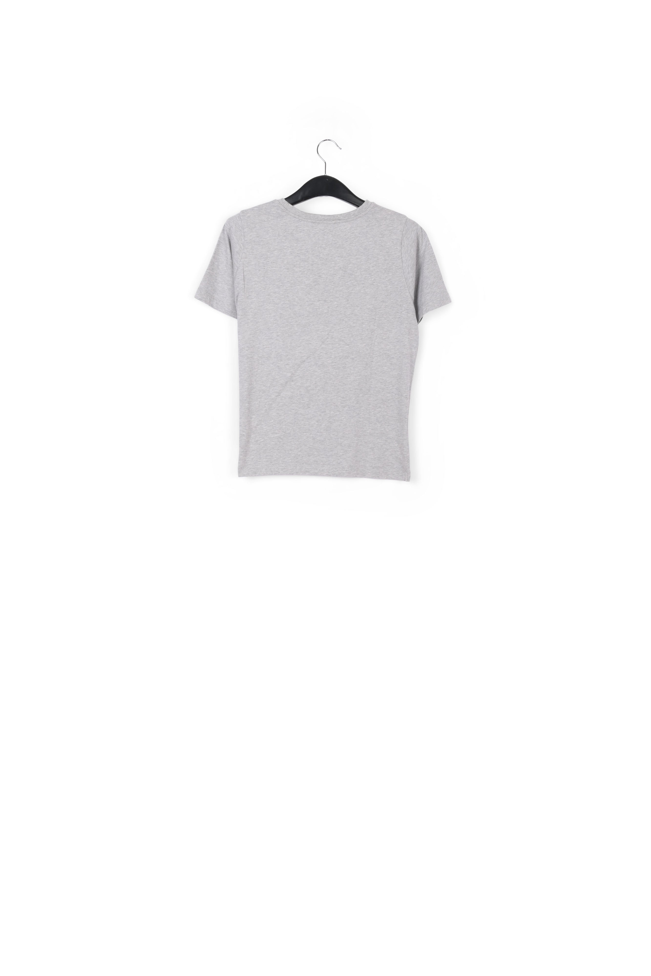 Light grey printed cotton T-shirt RE—SSENTIEL | Essentiel second hand