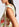 Off-white floral top with rhinestones Faume - seconde main