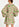 Mini robe cache-cœur verte et brune à fleurs Faume - seconde main