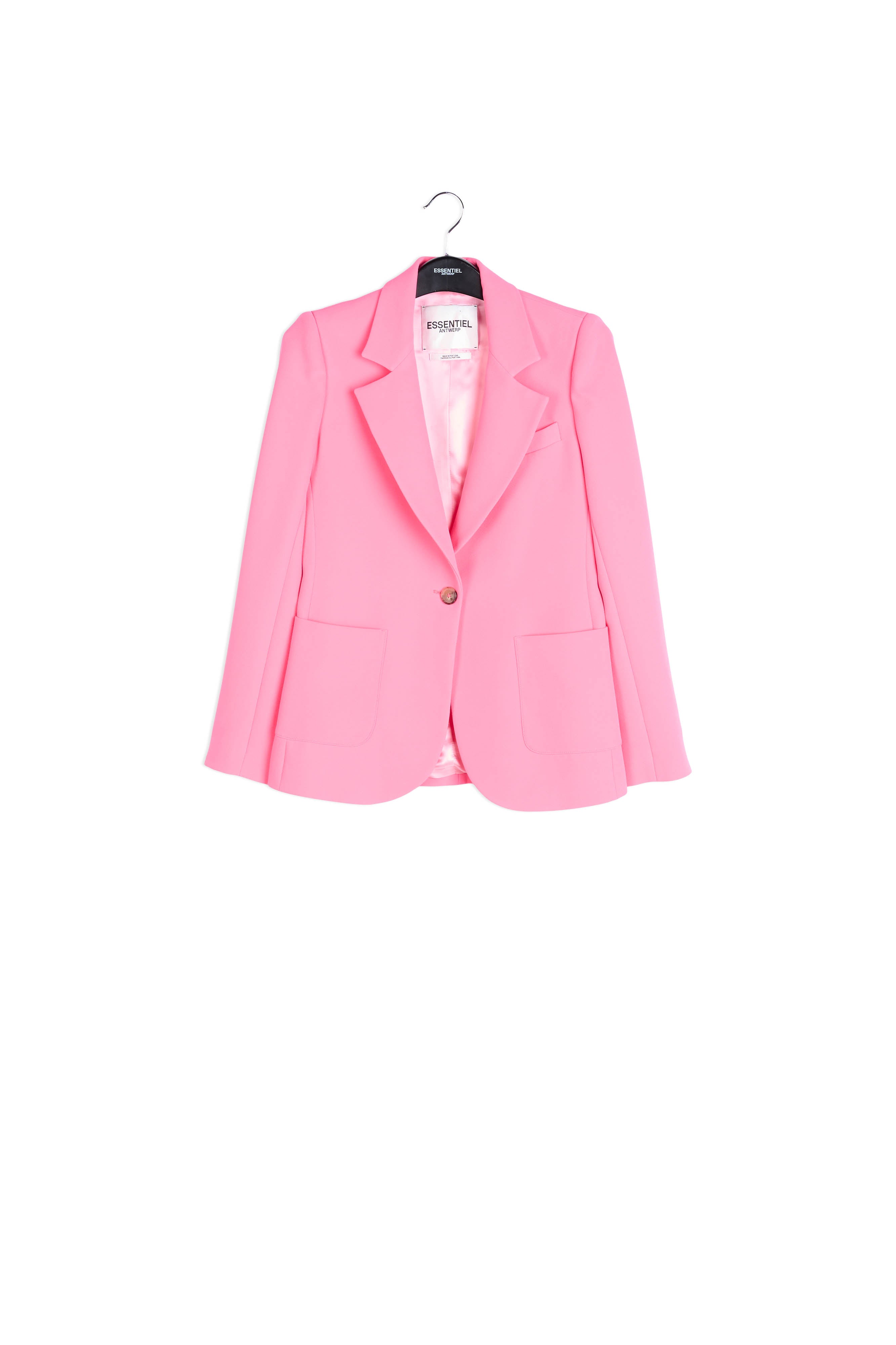 Neon pink tailored blazer RE—SSENTIEL | Essentiel second hand