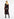 Text print midi-length dress Faume - seconde main