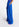 Blauwe broek met wijde pijpen Faume - seconde main