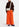 Pantalon orange aux jambes larges Faume - seconde main