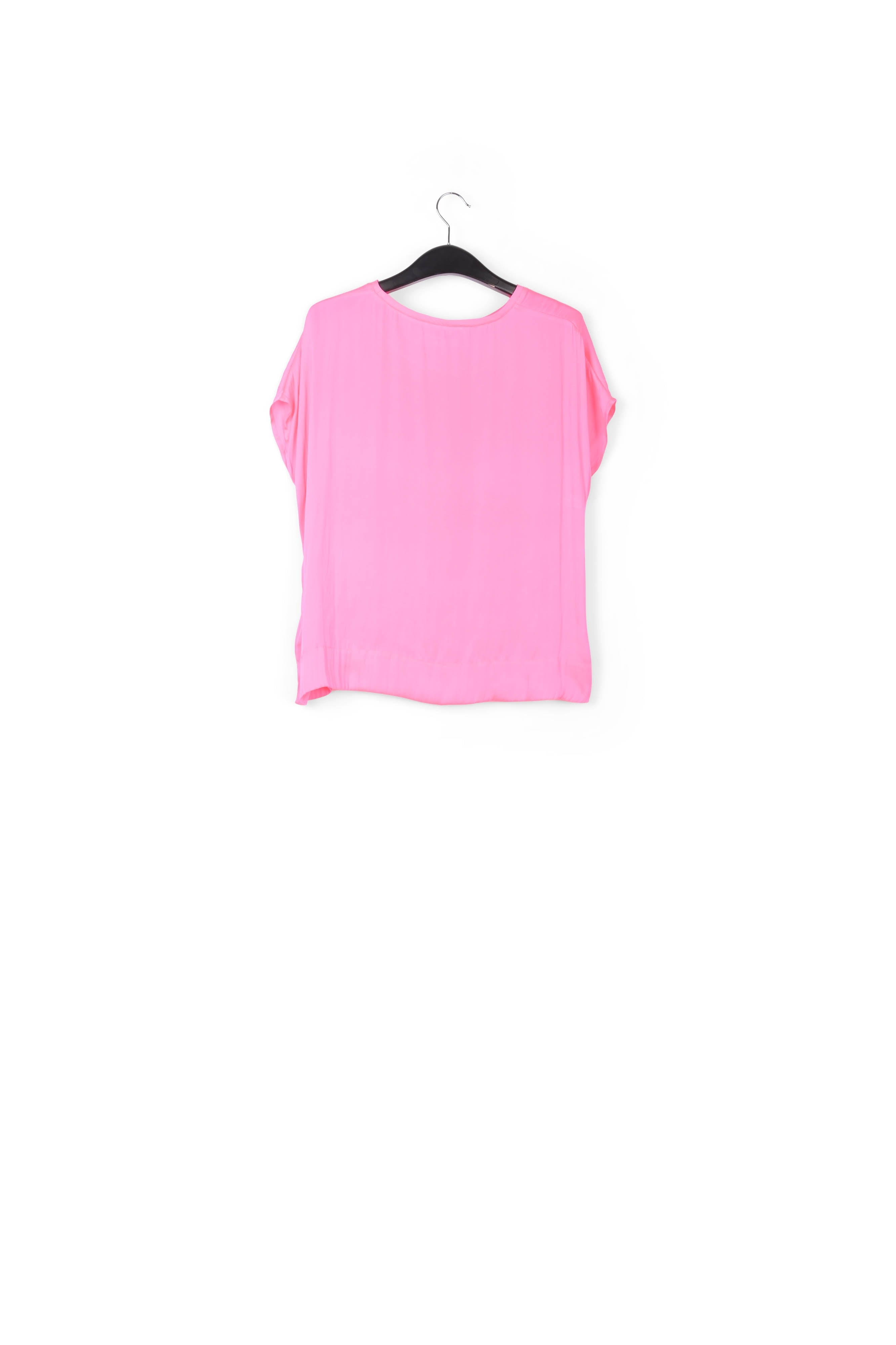 Hot pink oversized flowing top RE—SSENTIEL | Essentiel second hand