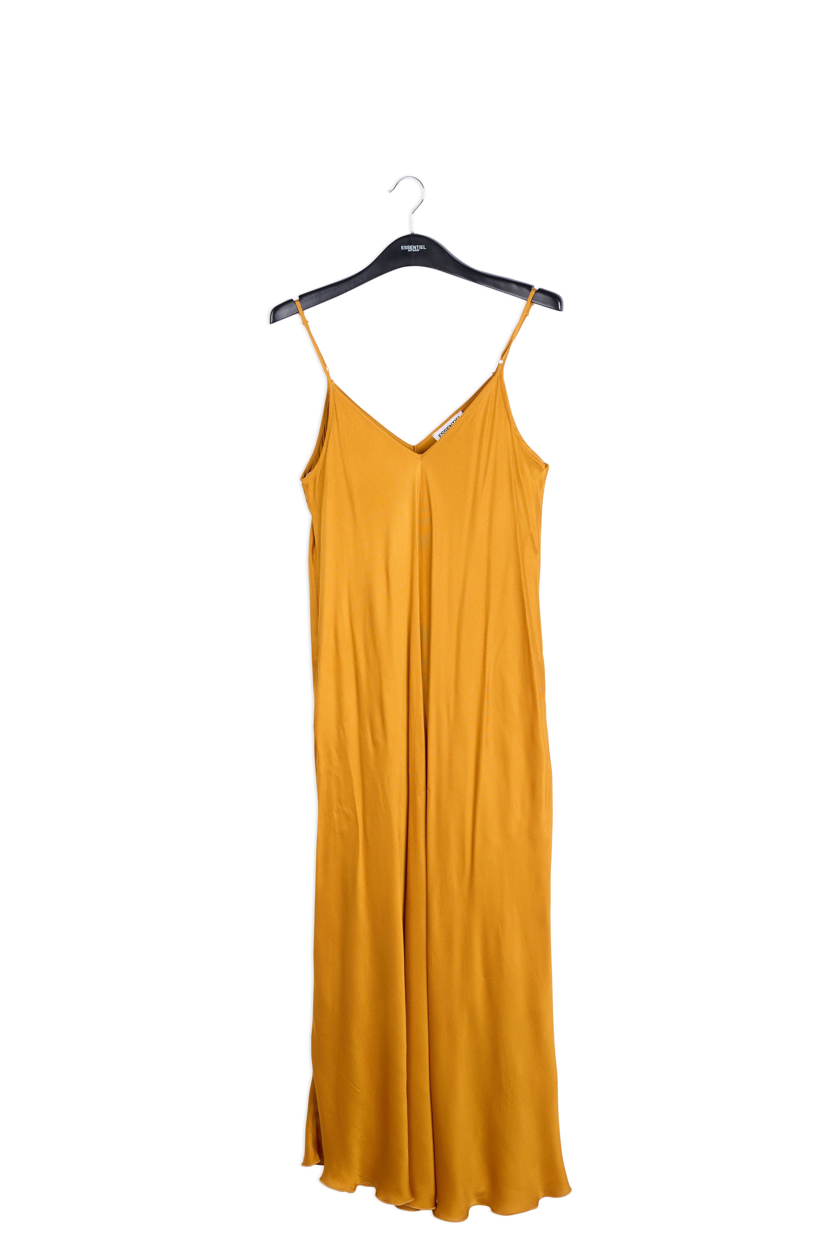 Ochre v-neck midi dress RE—SSENTIEL | Essentiel second hand