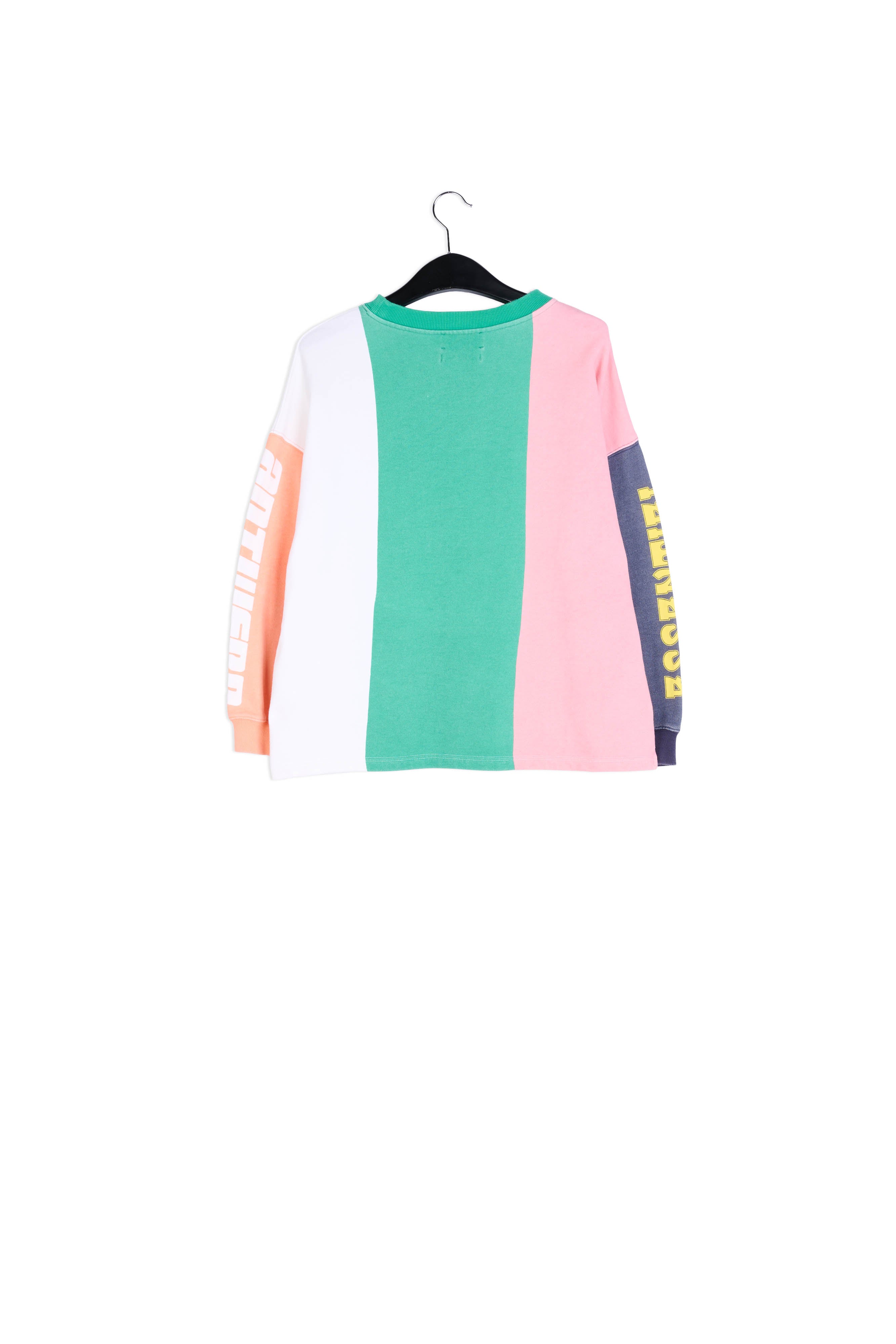 Multicolored printed cotton-jersey sweatshirt RE—SSENTIEL | Essentiel second hand